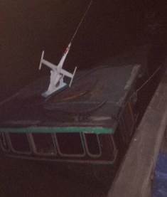 Kapal Motor Bermuatan 27 Ribu Kelapa Bulat Tenggelam di Perairan Mandah-Inhil